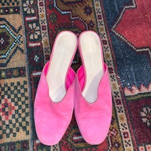 Loeffler Randall Hot Pink Mules size 7.5
